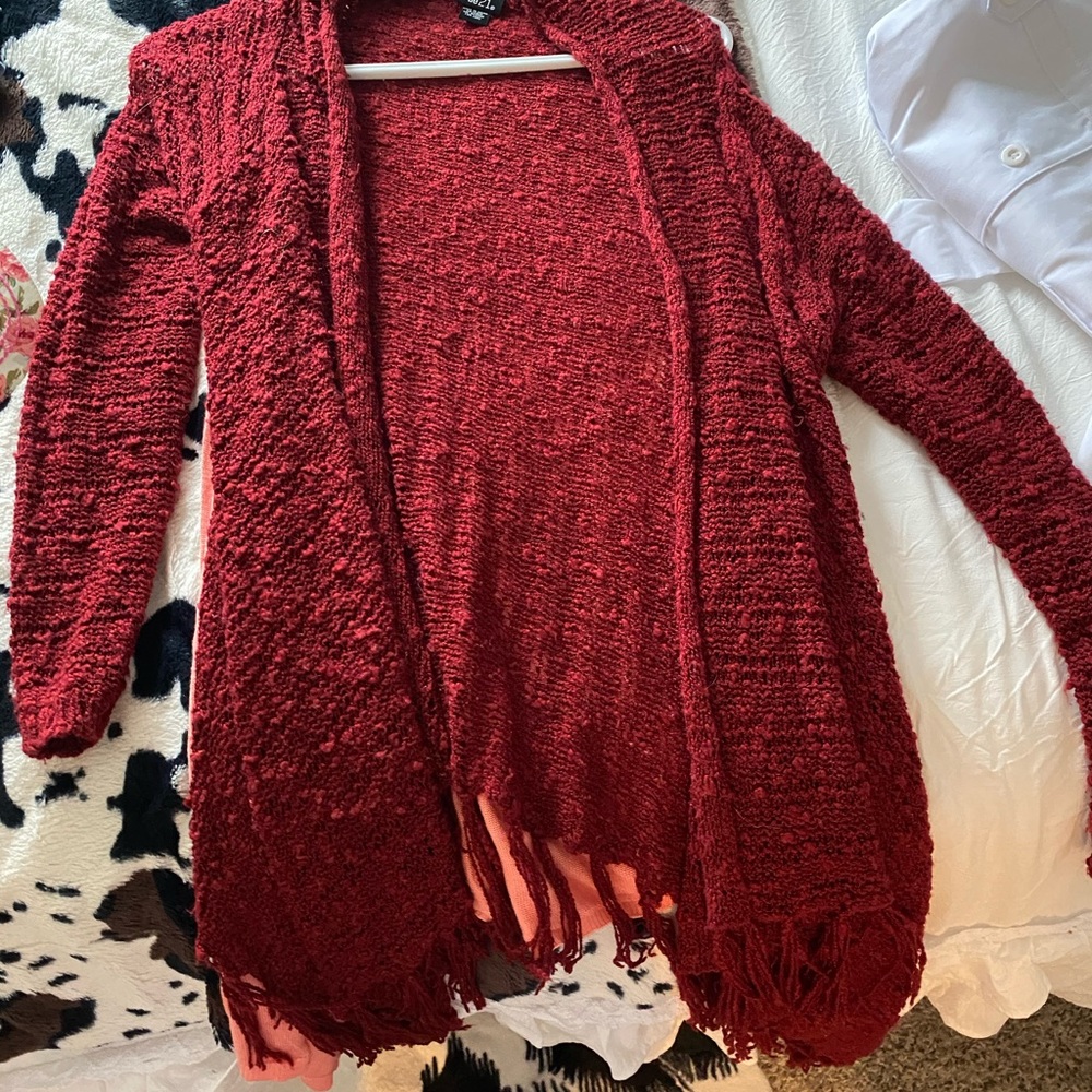 Red sweater